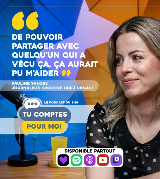 Visuel de l'épisode 1 du podcast, avec Pauline Sanzey