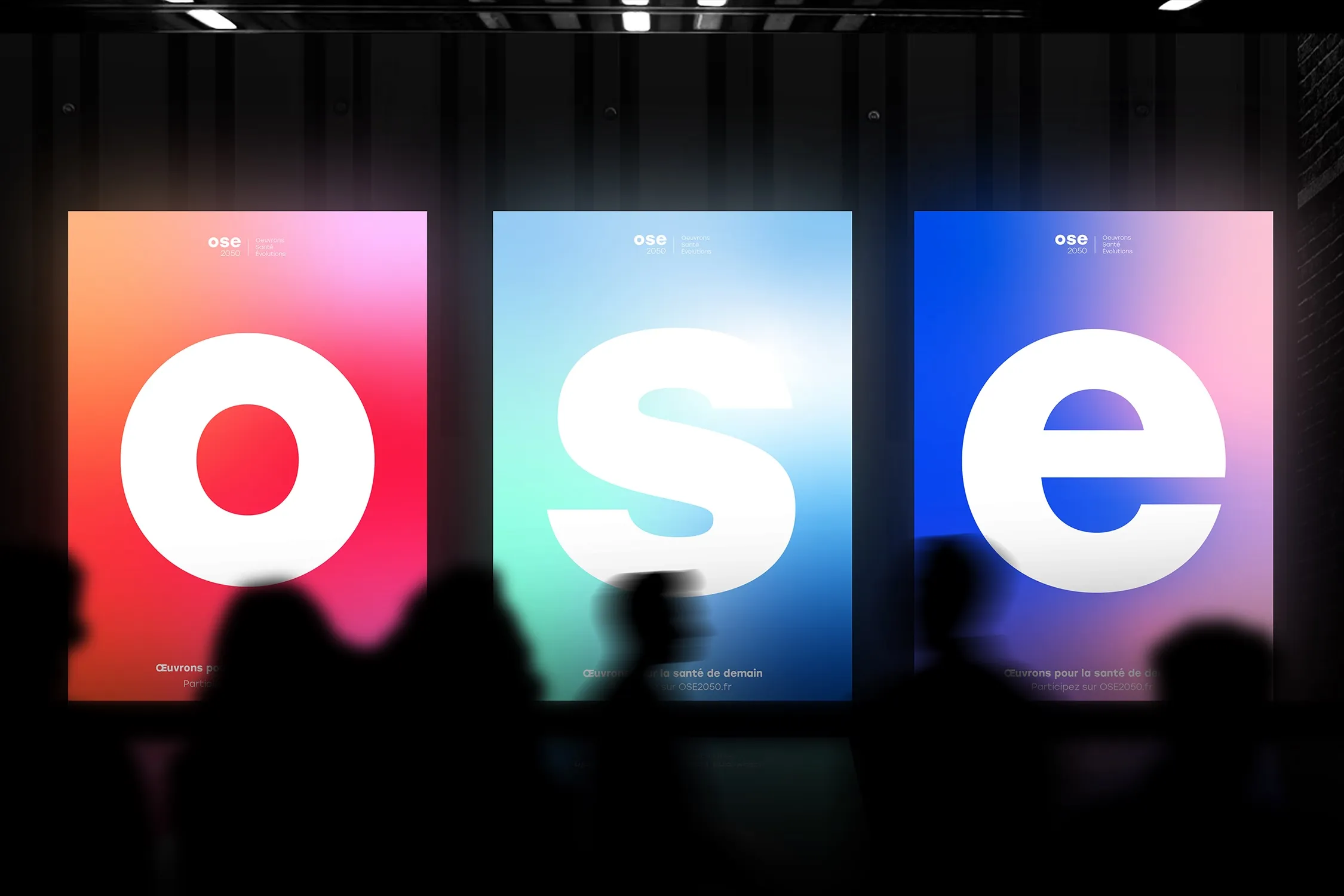Logo du programme OSE 2050 en dégradés verts, bleus et violets